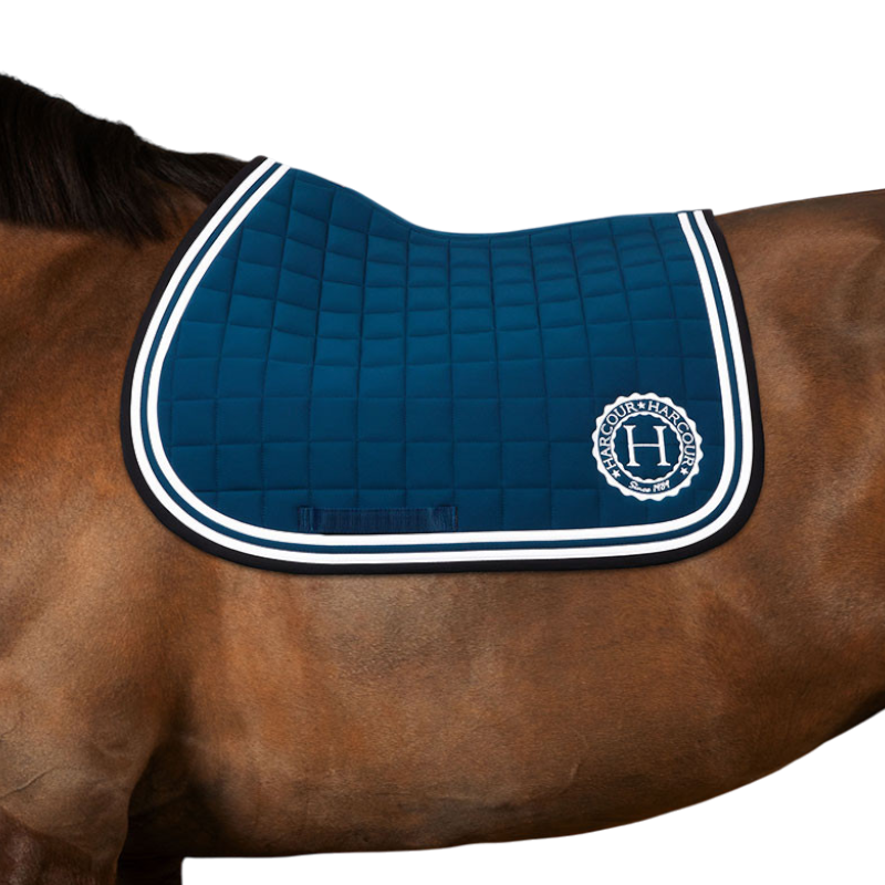 Harcour - Tapis de selle Soft bleu lagon | - Ohlala