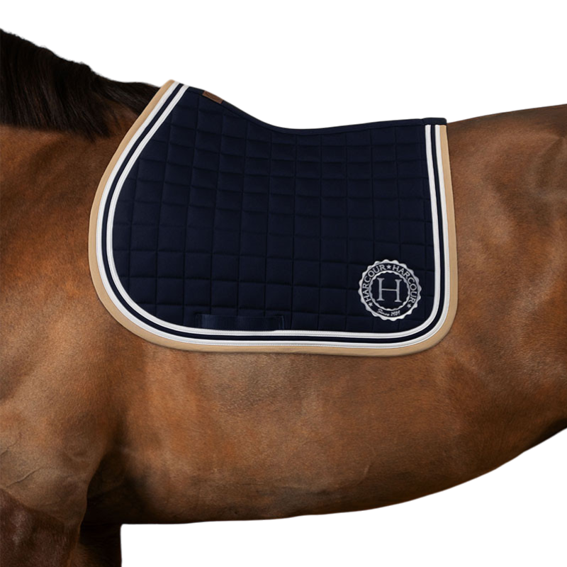 Harcour - Tapis de selle Soft noir