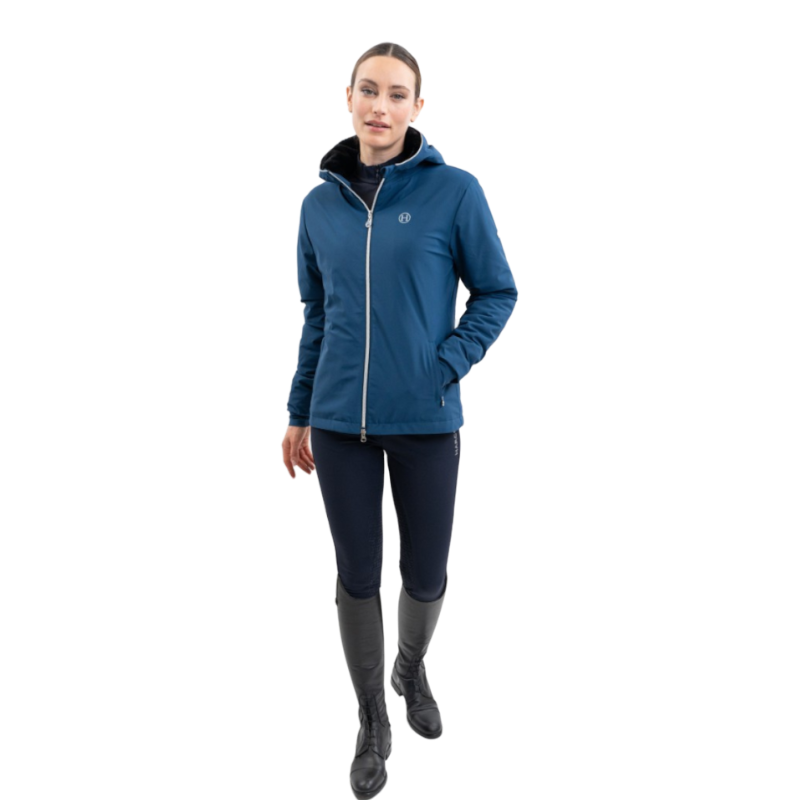 Harcour - Veste manches longues femme Simhat bleu lagon
