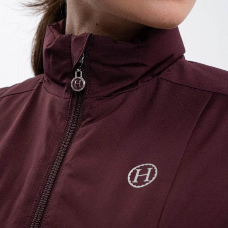Harcour - Veste sans manches femme Balma aubergine