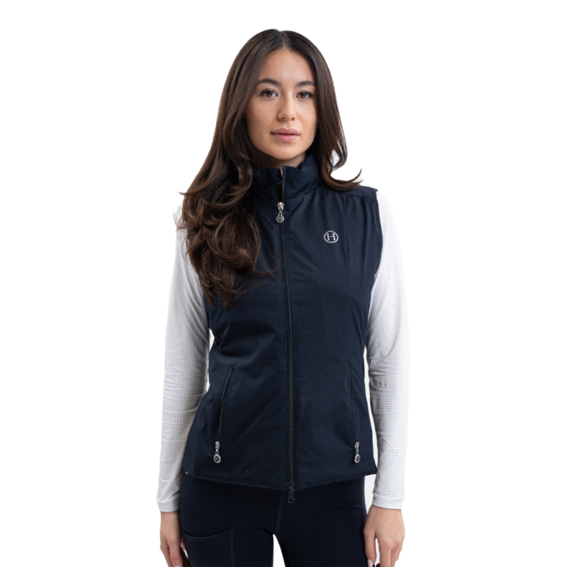 Harcour - Veste sans manches femme Balma marine | - Ohlala