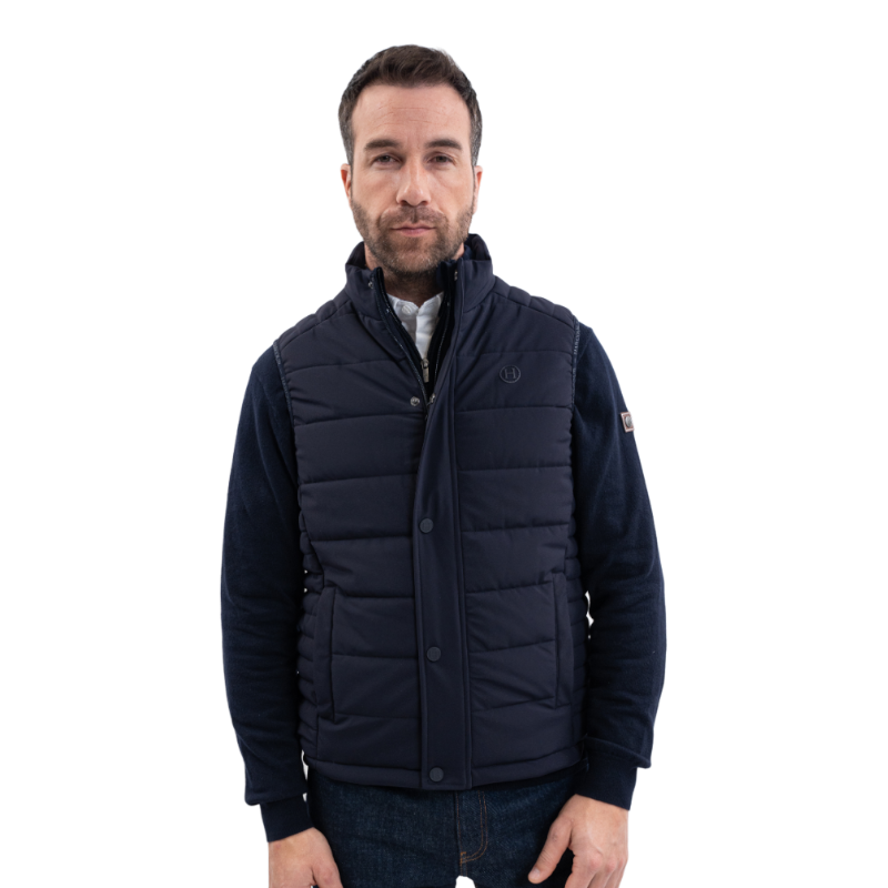 Harcour - Veste sans manches homme Boston marine
