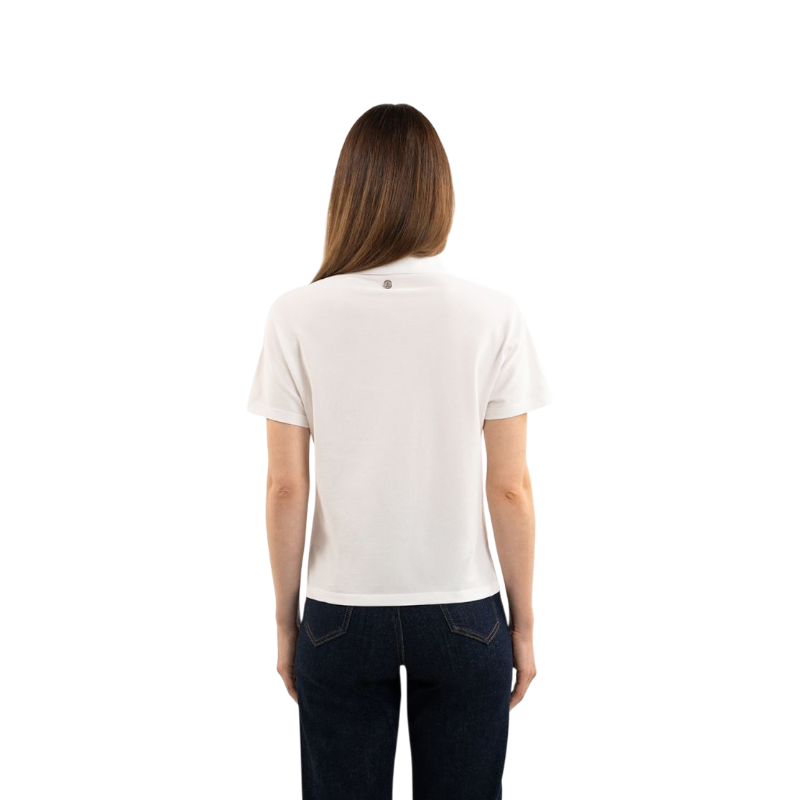 Harcour - Polo femme manches courtes Capella blanc