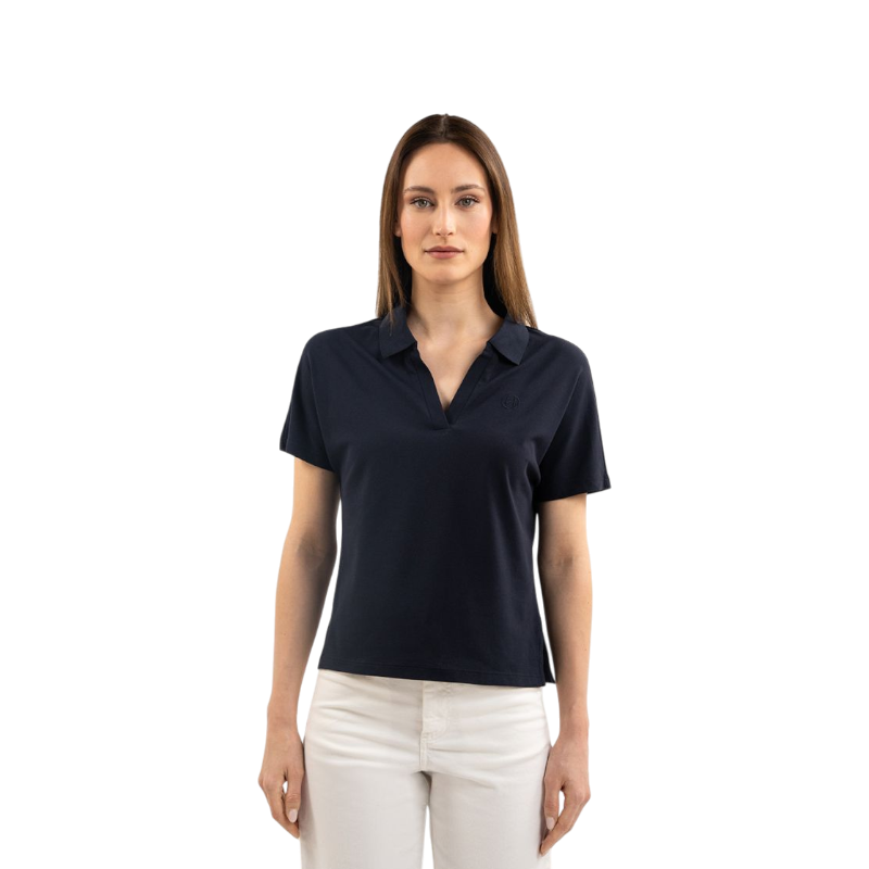 Harcour - Polo femme manches courtes Capella marine
