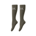 Harcour - Chaussettes d'équitation Badminton vert olive (x2)