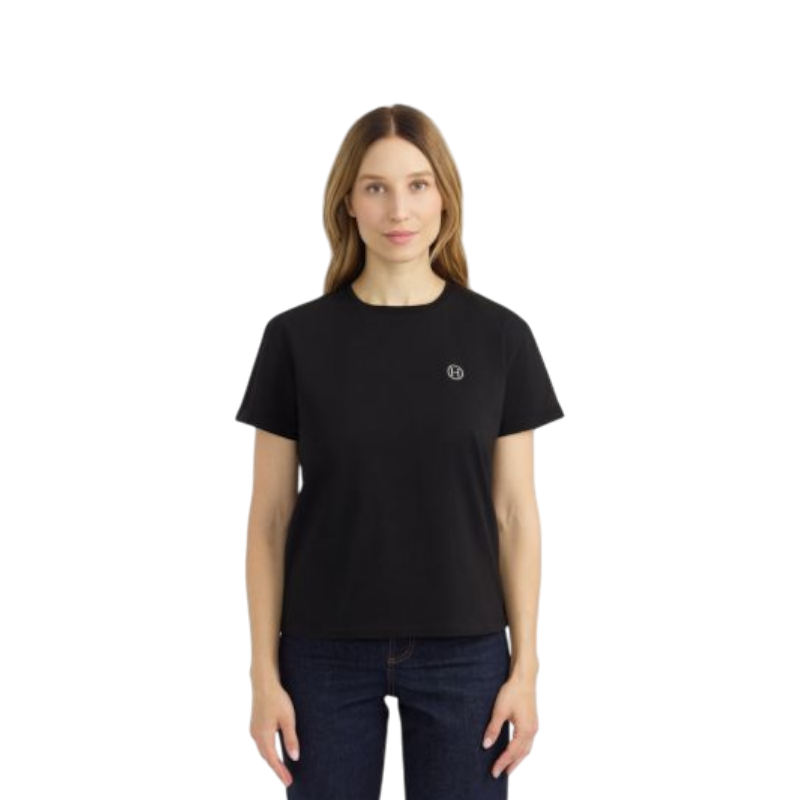 Harcour - T-shirt femme manches courtes Hydra noir