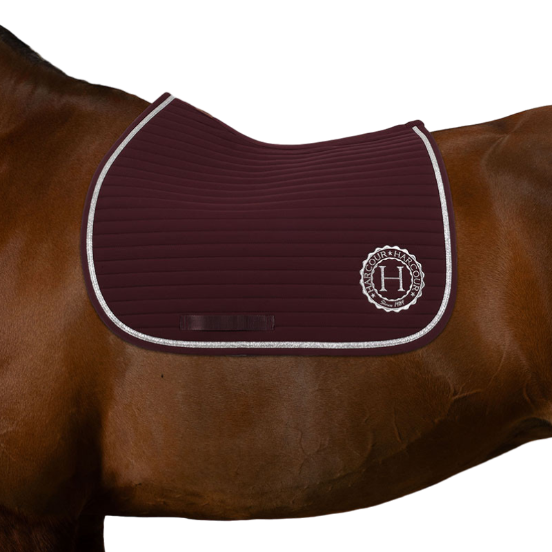 Harcour - Tapis de selle Karembar aubergine