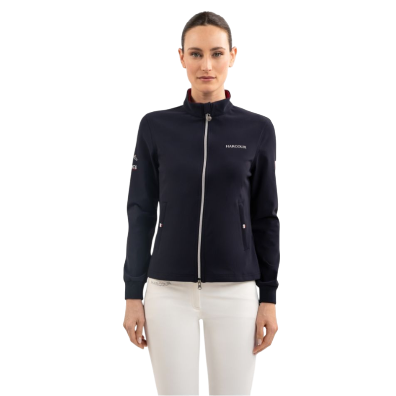 Harcour - Dames jas lange mouwen Felicie marine
