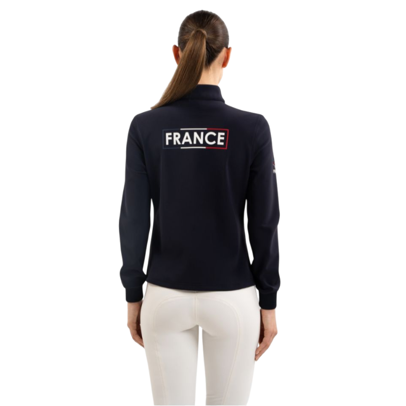 Harcour - Dames jas lange mouwen Felicie marine