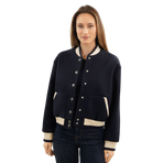 Harcour - Bomber femme Beryl marine | - Ohlala