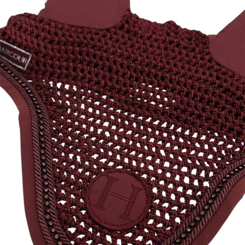 Harcour - Bonnet pour chevaux Fablir vigne