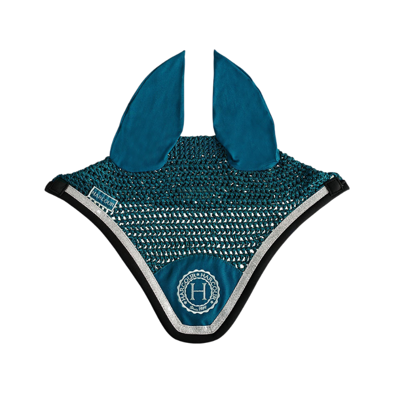 Harcour - Bonnet pour chevaux Fredy bleu pétrole | - Ohlala