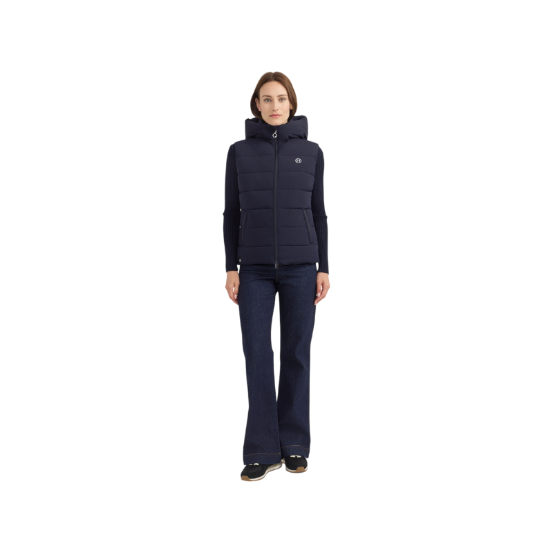 Harcour - Doudoune sans manches femme Cinderella marine