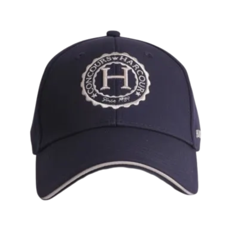 Harcour - Casquette unisexe Crinor marine/ lin