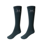 Harcour - Chaussettes d'équitation Badminton paon (x2) | - Ohlala