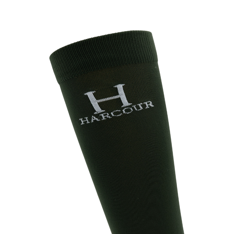 Harcour - Chaussettes d'équitation Badminton trèfle (x2)