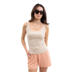 Harcour - Dames tanktop Tazam linnen | - Ohlala