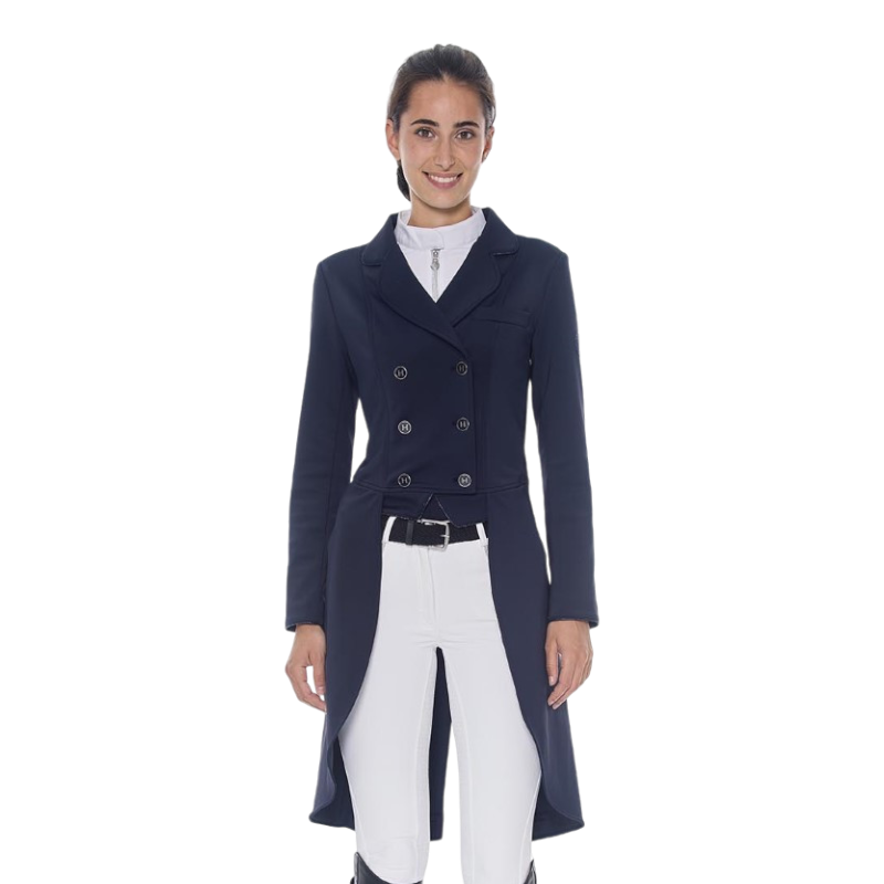 Harcour - Frac de dressage femme Floranie marine | - Ohlala