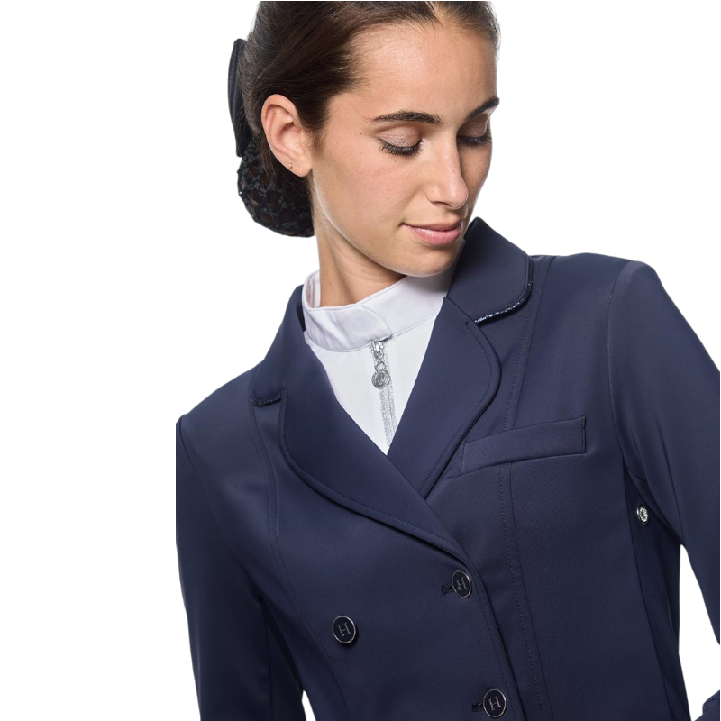 Harcour - Frac de dressage femme Floranie marine | - Ohlala