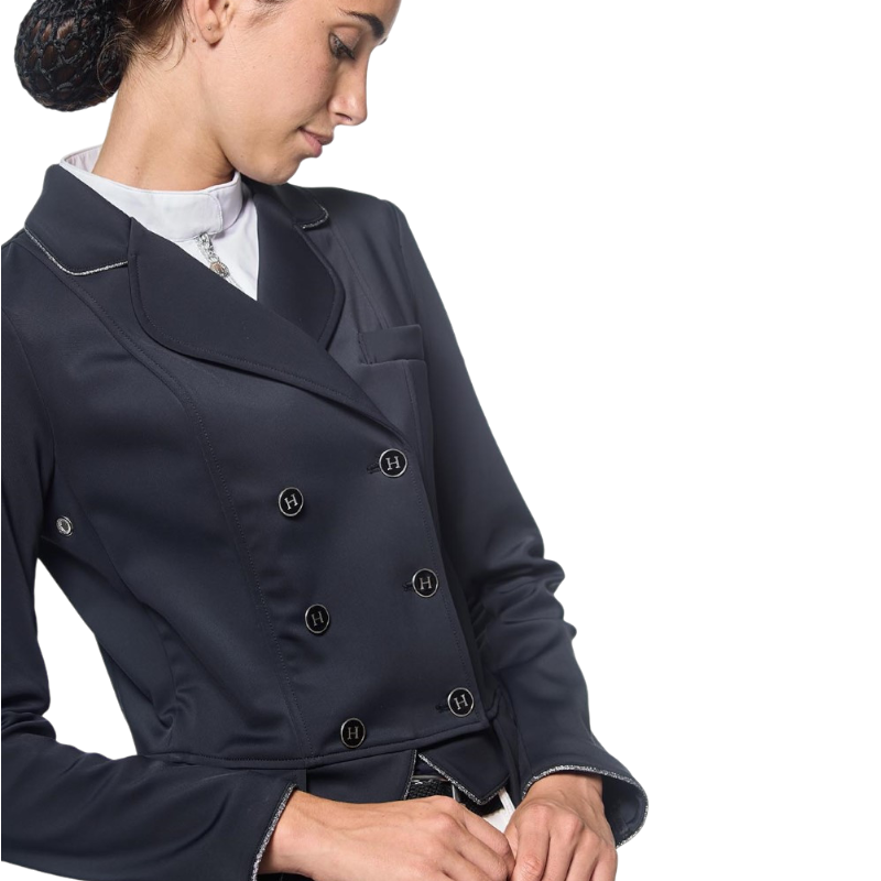 Harcour - Frac de dressage femme Floranie noir | - Ohlala