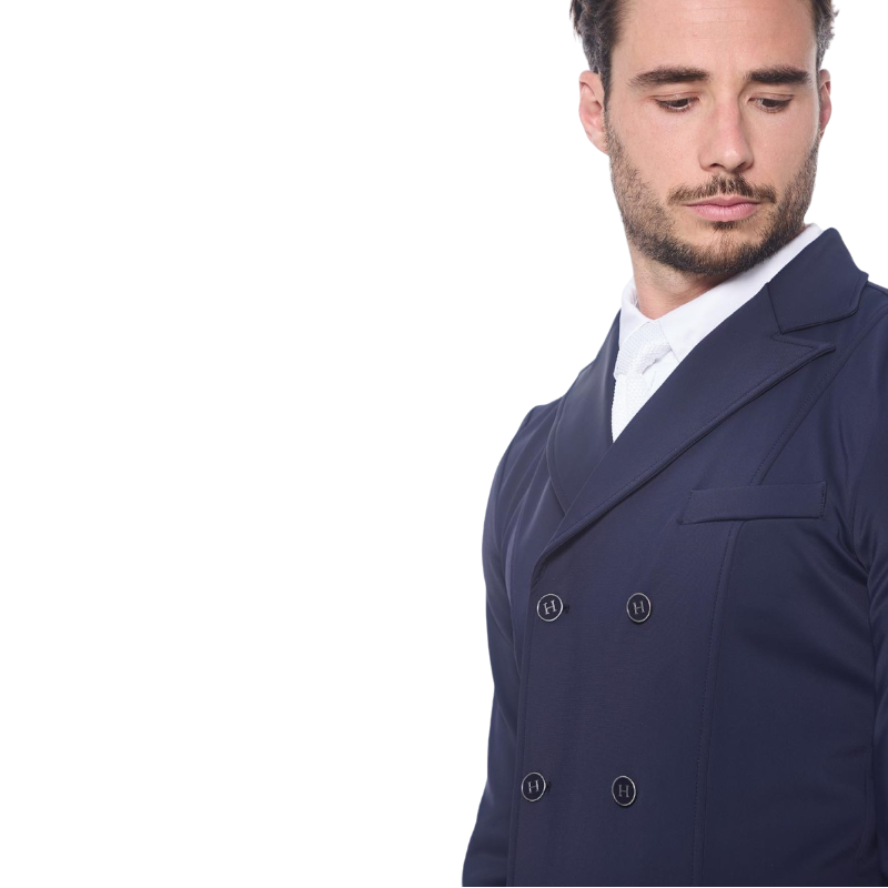 Harcour - Frac de dressage homme Floran marine | - Ohlala