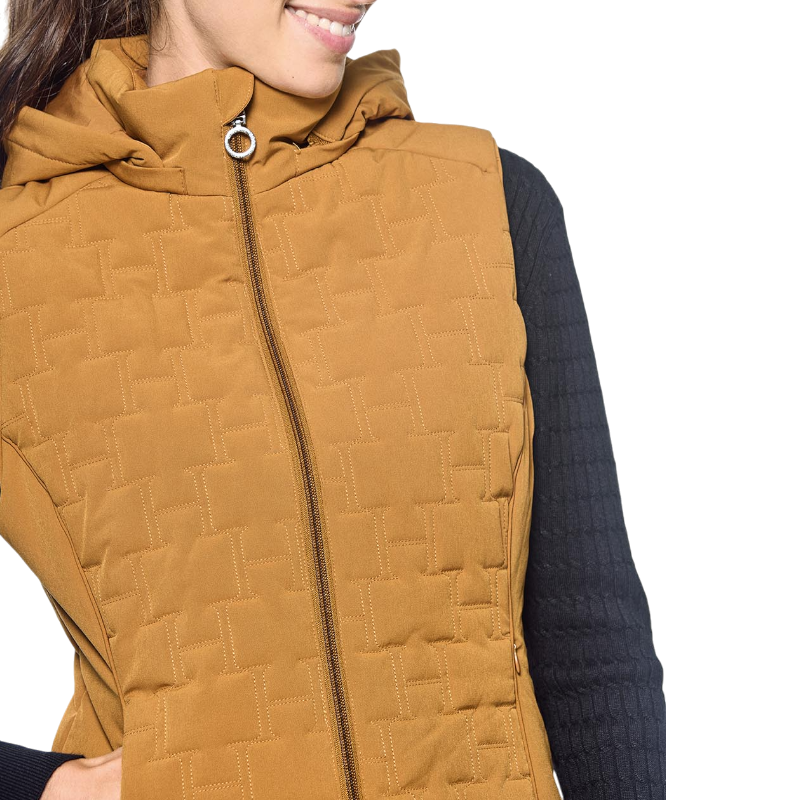 Harcour - Gilet sans manches femme Bernie golden yellow | - Ohlala