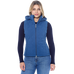 Harcour - Mouwloos damesvest Bernie steel blue | - Ohlala