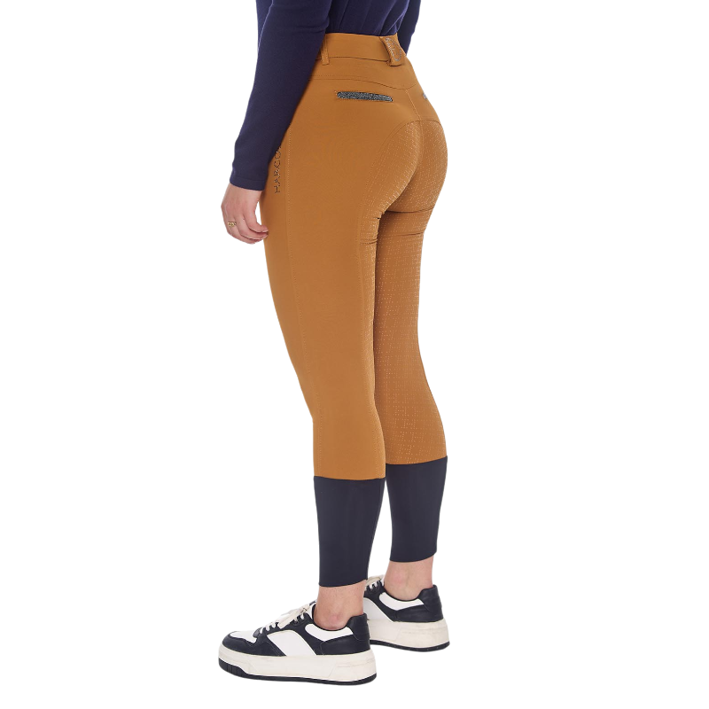 Harcour - Pantalon d'équitation femme Boogie golden yellow | - Ohlala