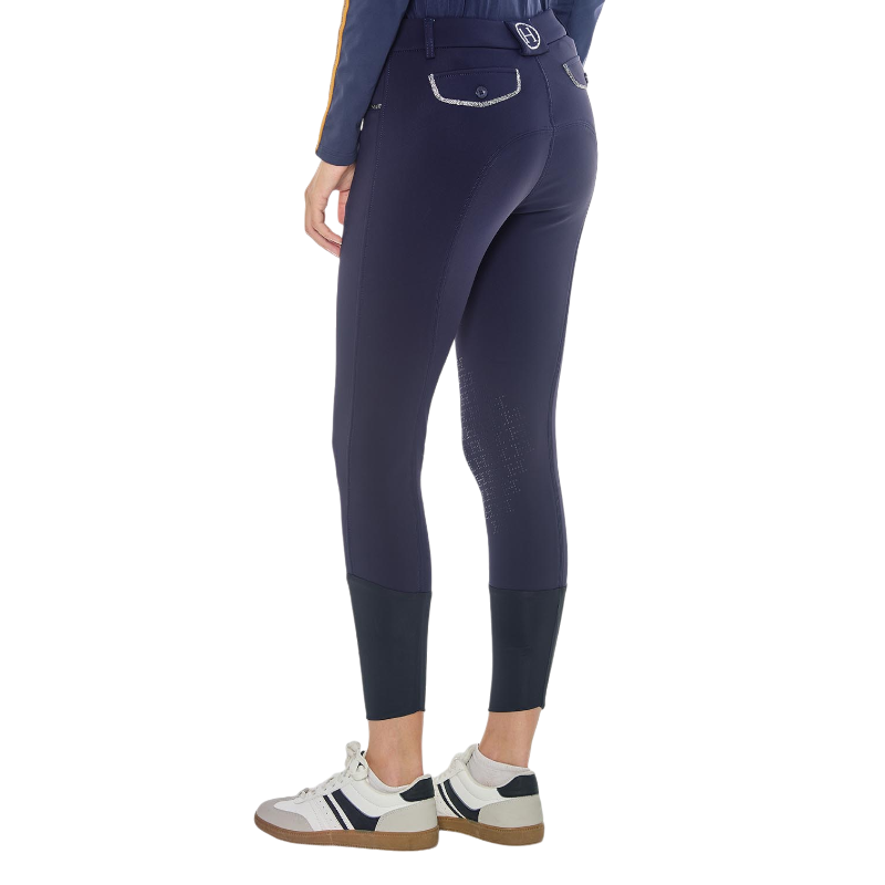 Harcour - Pantalon d'équitation polaire femme Jaipur marine | - Ohlala