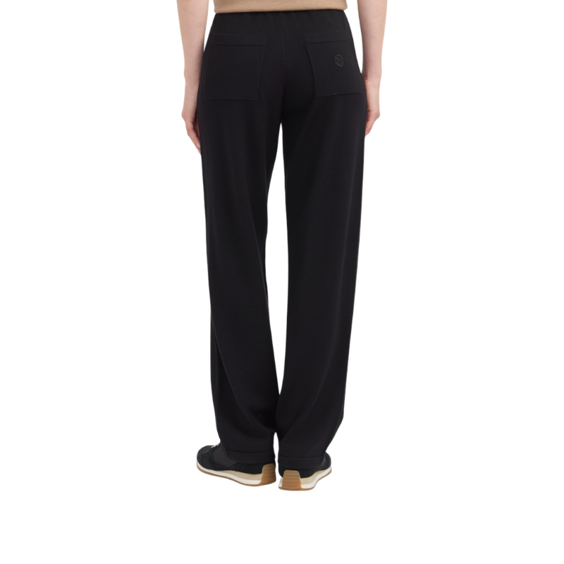 Harcour - Pantalon maille femme Chelsea noir