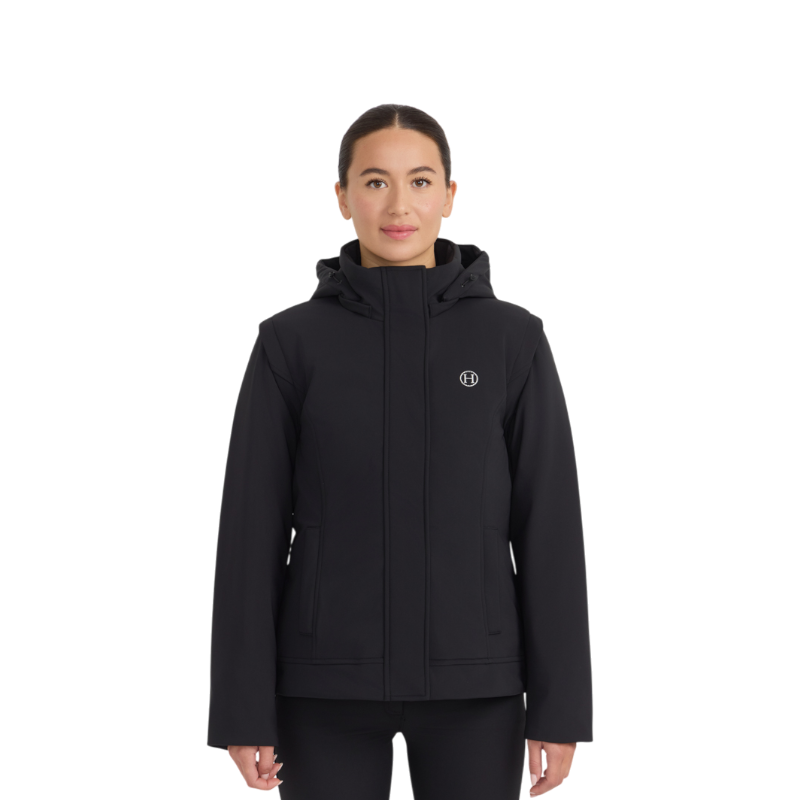 Harcour - Parka 2 en 1 femme Coralie noir