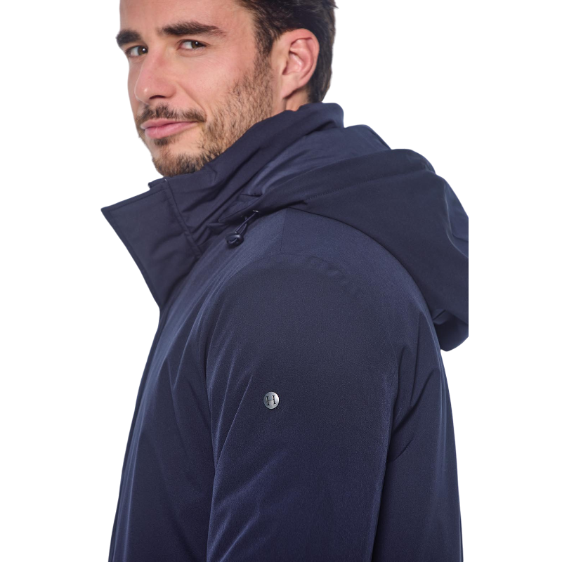 Harcour - Parka longue homme Paulin marine | - Ohlala