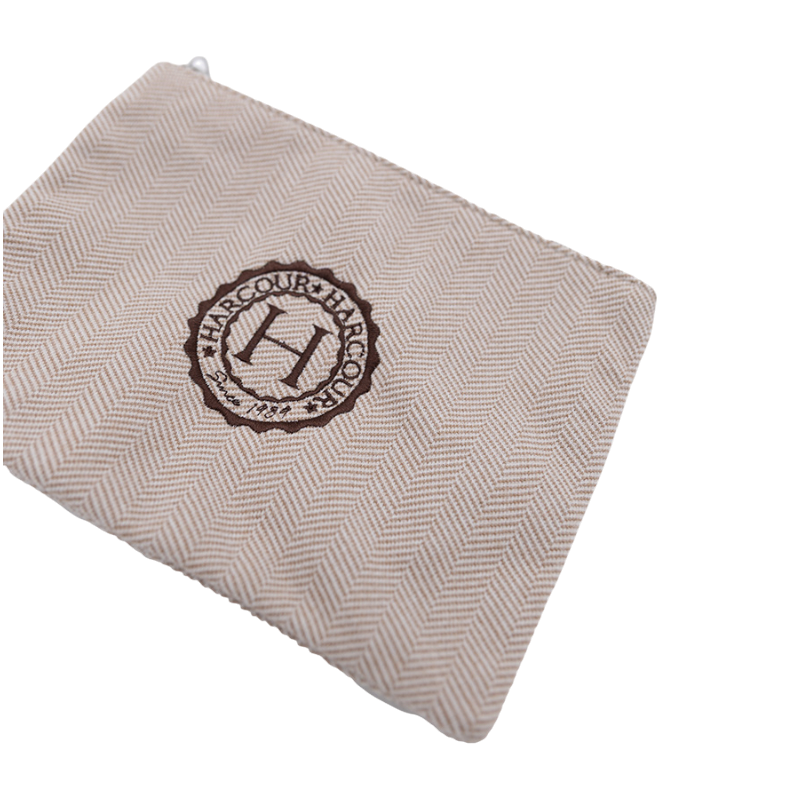 Pochette Cachou chevron - Harcour