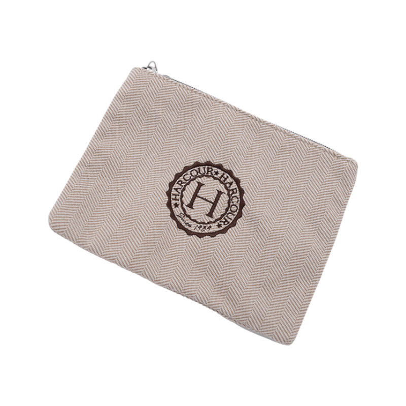 Pochette Cachou chevron - Harcour
