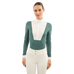 Harcour - Wedstrijdpolo lange mouwen dames Coco eendblauw | - Ohlala