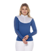 Harcour - Wedstrijdpolo lange mouwen dames Pannie steel blue | - Ohlala