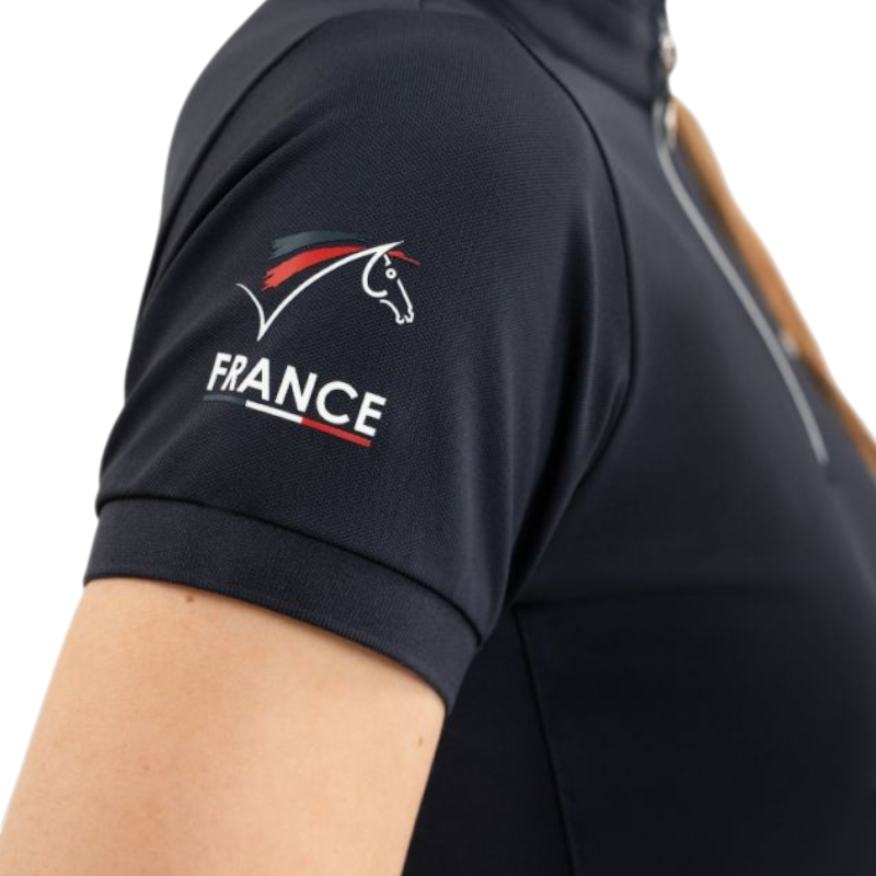 Harcour - Dames polo korte mouwen Fuega marine