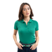 Harcour - Dames polo korte mouwen Pamoly emerald green | - Ohlala