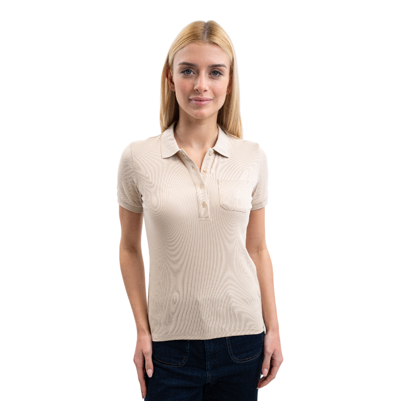 Harcour - Polo manches courtes femme Pamoly lin | - Ohlala