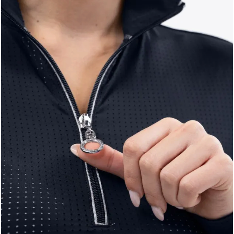 Harcour - Polo manches longues femme Breezi marine