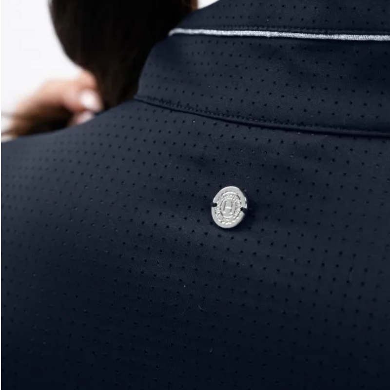 Harcour - Polo manches longues femme Breezi marine