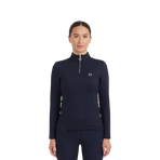 Harcour - Polo manches longues femme Claudia marine
