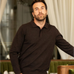 Harcour - Polo manches longues homme Ange cacao | - Ohlala