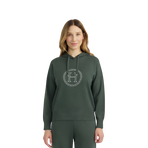 Harcour - Pull à capuche manches longues femme Capucine trèfle