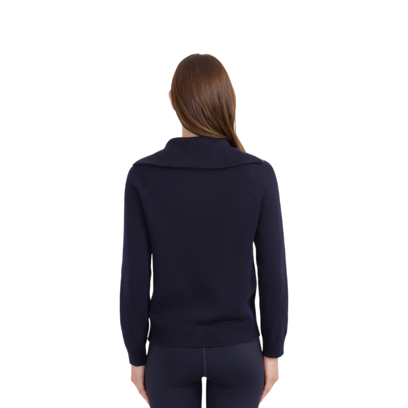 Harcour - Pull col montant femme Claira marine