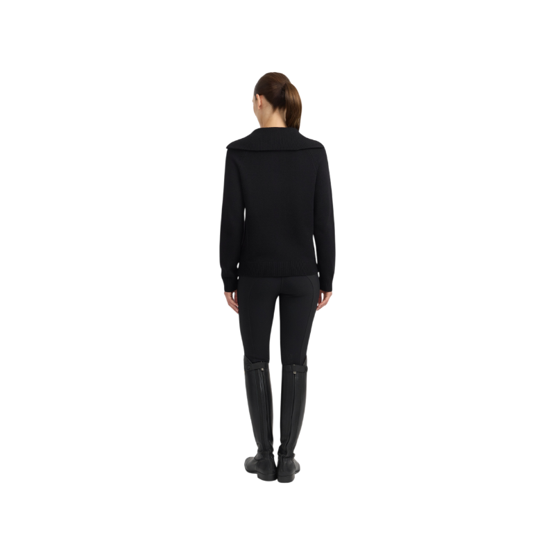 Harcour - Pull col montant femme Claira noir