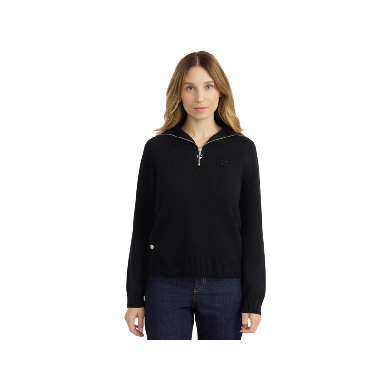 Harcour - Pull col montant femme Claira noir