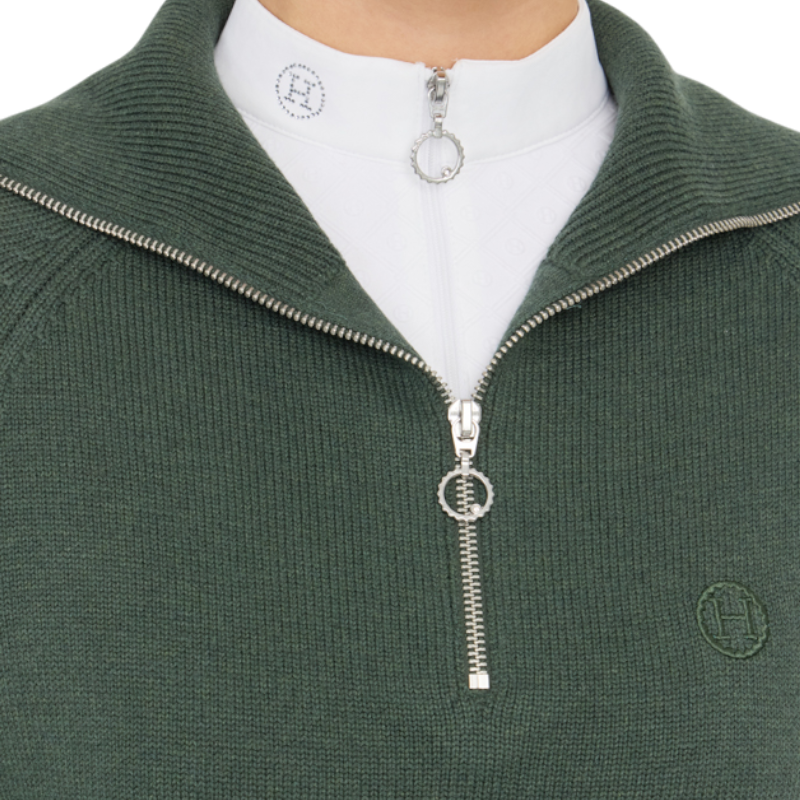 Harcour - Pull col montant femme Claira trèfle
