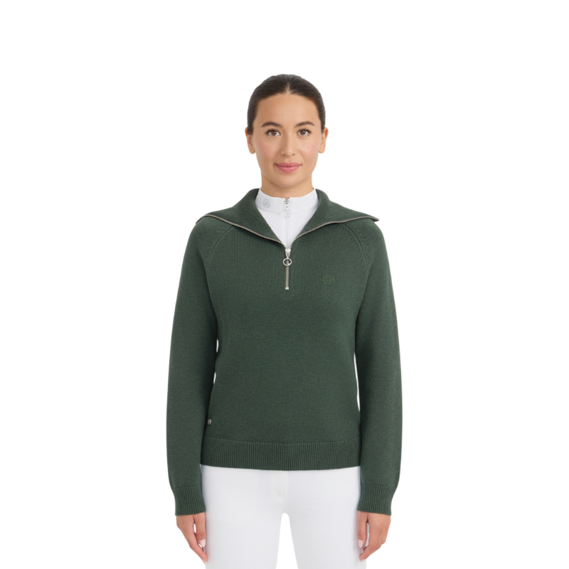 Harcour - Pull col montant femme Claira trèfle