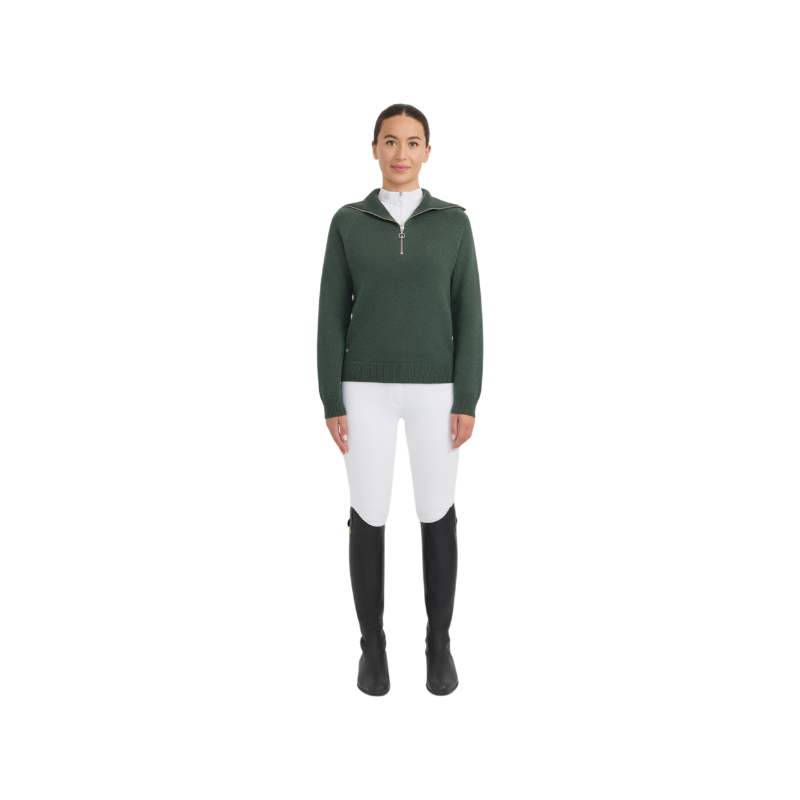 Harcour - Pull col montant femme Claira trèfle